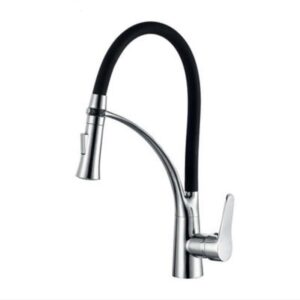 Bathroom Single-Handle Kitchen Sink Faucet with Pull-down Sprayer Kitchen Tap