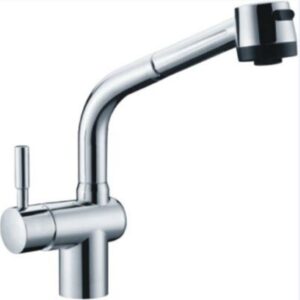 Single Lever Brass Flexible Pull Out Pull Down Spray Kitchen Faucet