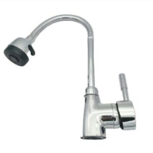 Zinc alloy Tip Three-way Universal Tube Hot and Cold Kitchen Mixers Wash Kitchen Faucet Sink Swivel Tube Faucet