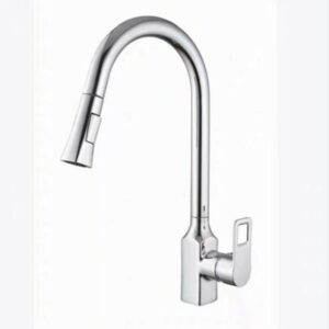 2022 New Design Deck Mounted One-Handle Pulldown Sink Kitchen Faucet Basin Kitchen Tap With Power Clean, Spot Resist Stainless