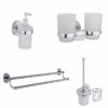 zinc bathroom accessories