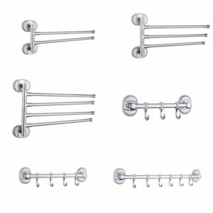 China Zinc Alloy Wall Mounted Chrome Bathroom Accessories Set