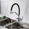 3 Way Kitchen Mixer with Water Filter Purified Faucets