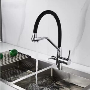 3 Way Kitchen Mixer with Water Filter Purified Faucets