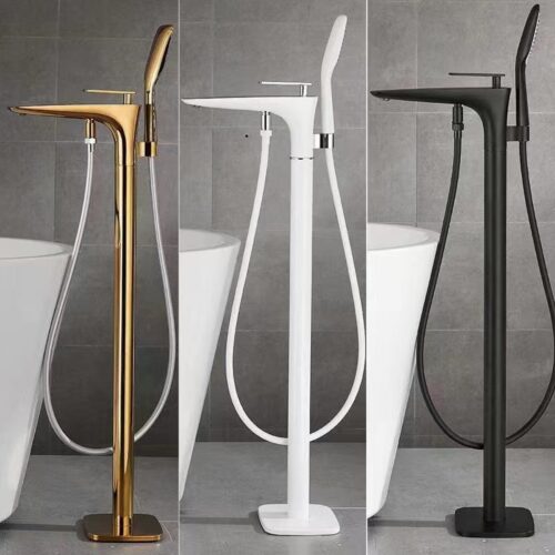 Floor Mounted Freestanding Bathroom Shower Mixer